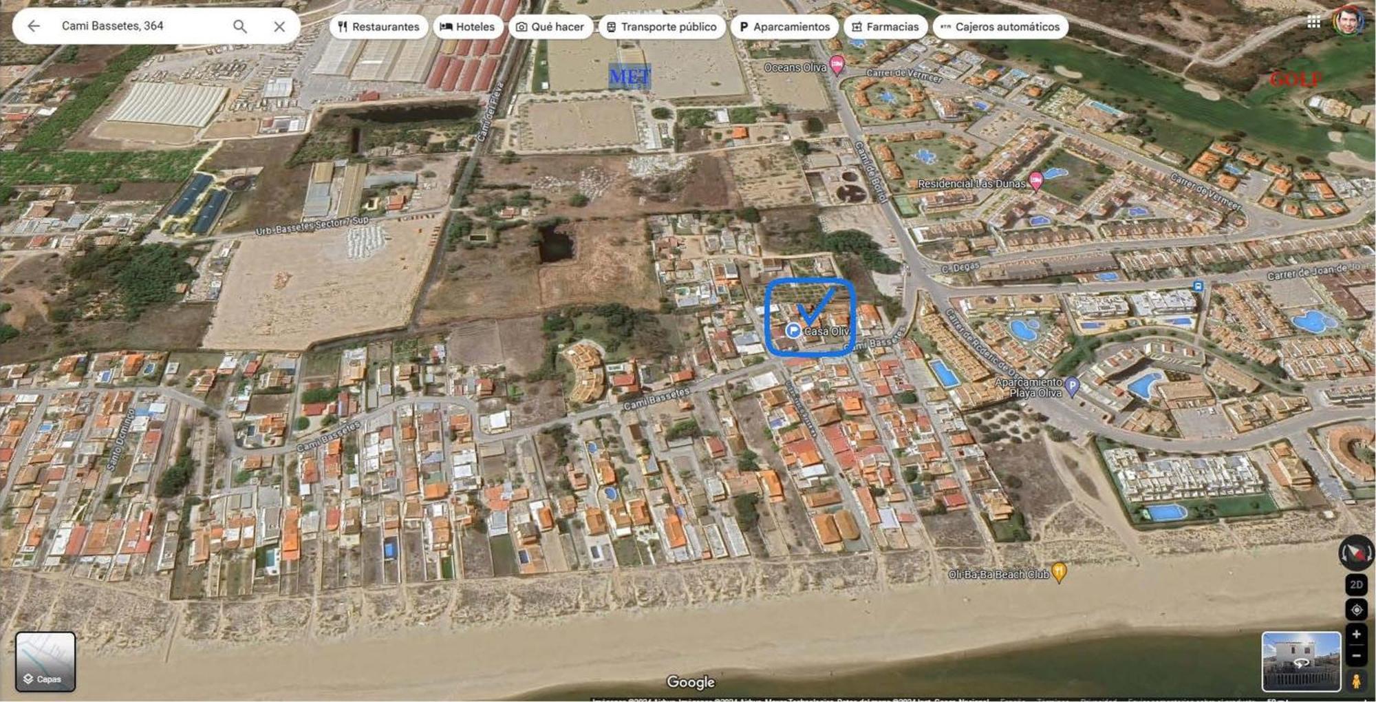 Casa De Playa En Oliva Al Lado Del Met Y Campo De Golf Villa Exterior foto